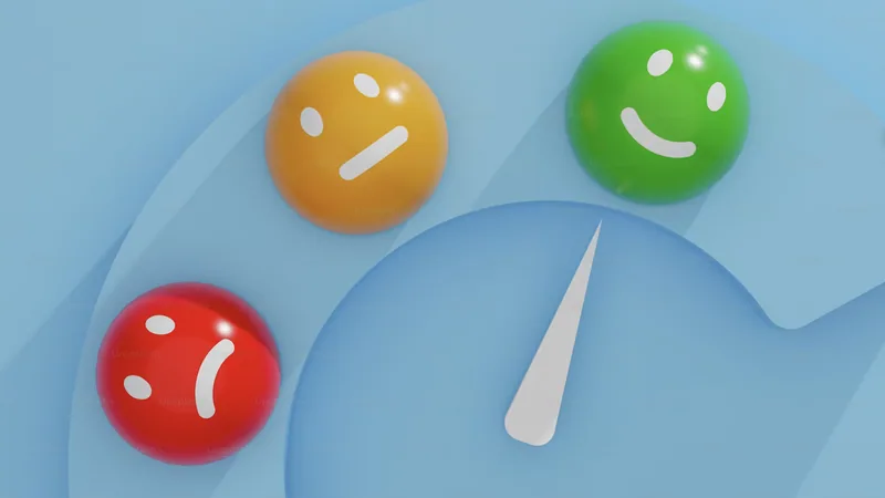 Credit score rating meter showing good excellent rating